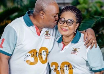 JD Mahama Celebrates 30 Years of Marriage To Wife Lordina