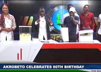 Akrobeto @60: Beautiful Moments As Sons Surprised Akrobeto On Live TV Show 