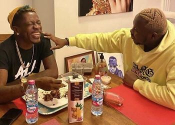 Shatta Wale Gives Brand New BMW Car To Medikal As Gift.