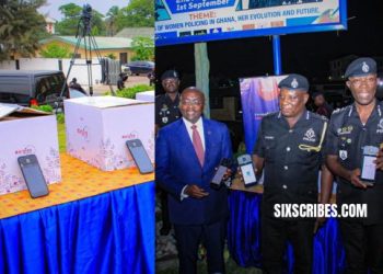 Dr. Bawumia Leads A Donation Of Mobile Identification Devices Worth $2 Million To Police To Support Digitalisation 