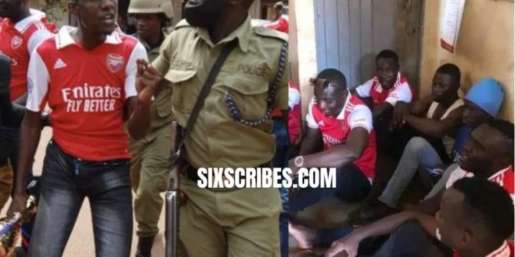 Video: Eight Arsenal Fans Arrested In Uganda For Celebrating Victory Over Man United.