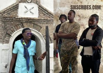 Emotional Moments As Comedian Michael Blackson And Friends Visit Elmina Castle [Photos]