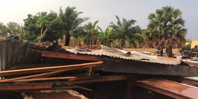 A/R: Ejuraman Anglican SHS Dining Hall Collapses, Injures 50 Students [Photos]
