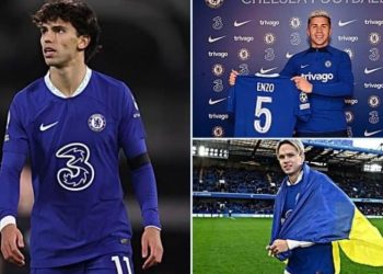 Potter Includes Enzo, Mudryk & Joao Felix In Chelsea’s UCL Squad, Drops Aubameyang 
