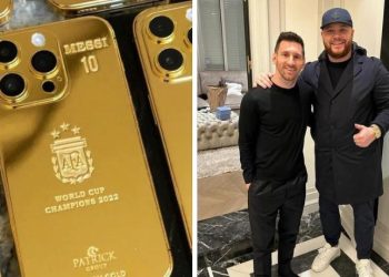 Messi Buys 35 iPhone 14s For Entire Argentina World Cup Winning Team & Staff.