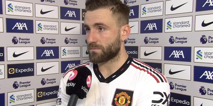 Ten Hag Will Force Us To Watch It Back – Luke Shaw Speaks After Liverpool Thrash United 7-0 