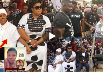 McBrown, Vivian Jill, Matilda Asare, Big Akwes, Others Storm Funeral Of Nana Yaa Appiah’s 17-Year-Old Daughter