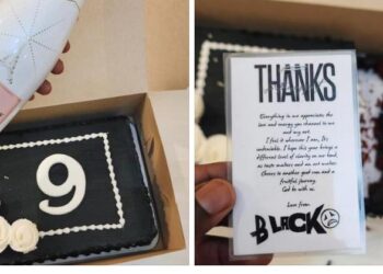 Blacko shared black cakes to friends and media outlets on 22nd birthday