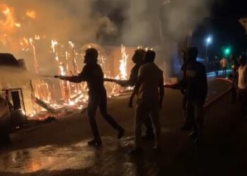 Video: Popular Kwahu Easter Joint Level 3 Pub Burnt to Ashes, One Reported Dead and Two Severely Injured