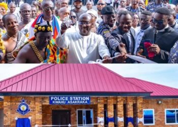 Vice President Commissions State-of-the-Art Police Station in Kwahu Asakraka, Eastern Region [Photos]