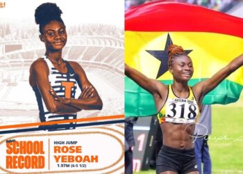 Rose Yeboah Sets New National Record in Women’s High Jump, Secures Olympic Spot