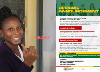 GES Announces Release of Postings for GES Staff Returning from Study Leave with Pay – 2024 