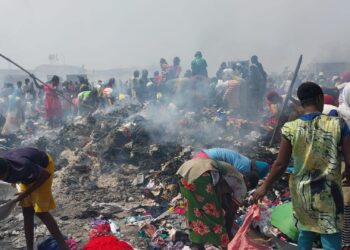 PHOTOS: Business Booms for Scrap Dealers Amid Kantamanto Market Devastation