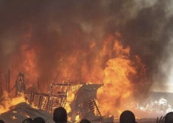 Four-Bedroom House Destroyed by Fire at Jaklai, Yeji