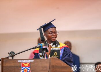 Taido M/A Basic School Teacher Crowned Valedictorian With (CGPA) of 3.9 out of 4.0 at UCC’s 57th Congregation