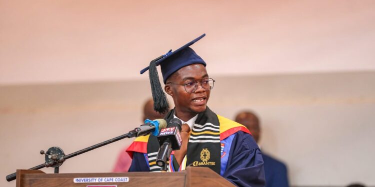 Taido M/A Basic School Teacher Crowned Valedictorian With (CGPA) of 3.9 out of 4.0 at UCC’s 57th Congregation