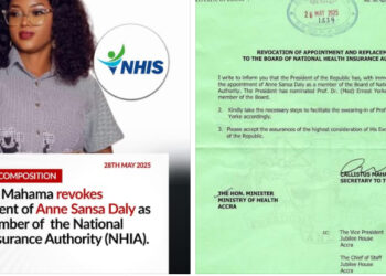 President Revokes Appointment of Anne Sansa as Board Member of HHIA  Over Questionable Credentials