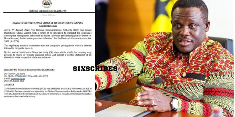 NCA Moves to Suspend Multichoice DSTV Ghana’s Pay TV Authorisation Over Pricing Concerns