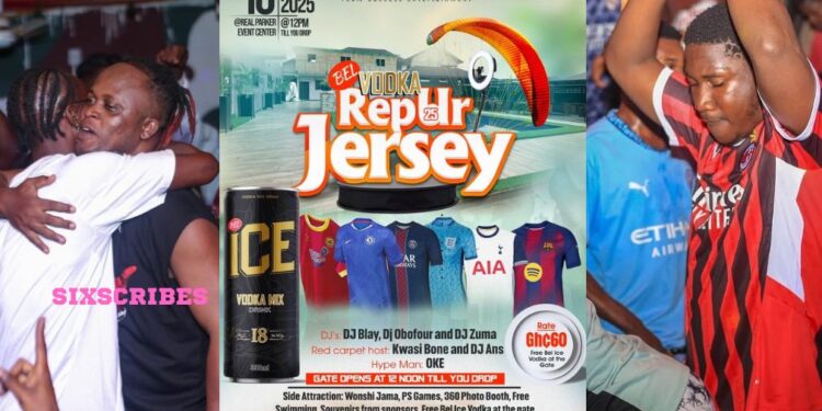 Bel Vodka RepUrJersey25: The Ultimate Jersey Party Hits Nkawkaw on August 16