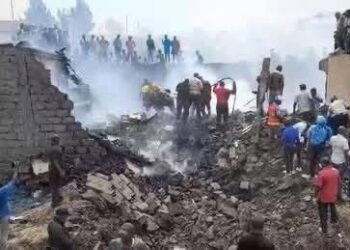 SAD: Six Dead After Medical Aircraft Crashes Into Home in Kenya