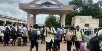 Authorities direct all third-year male students of Bolgatanga Technical Institute to leave the school over fears of attack on teachers and school properties